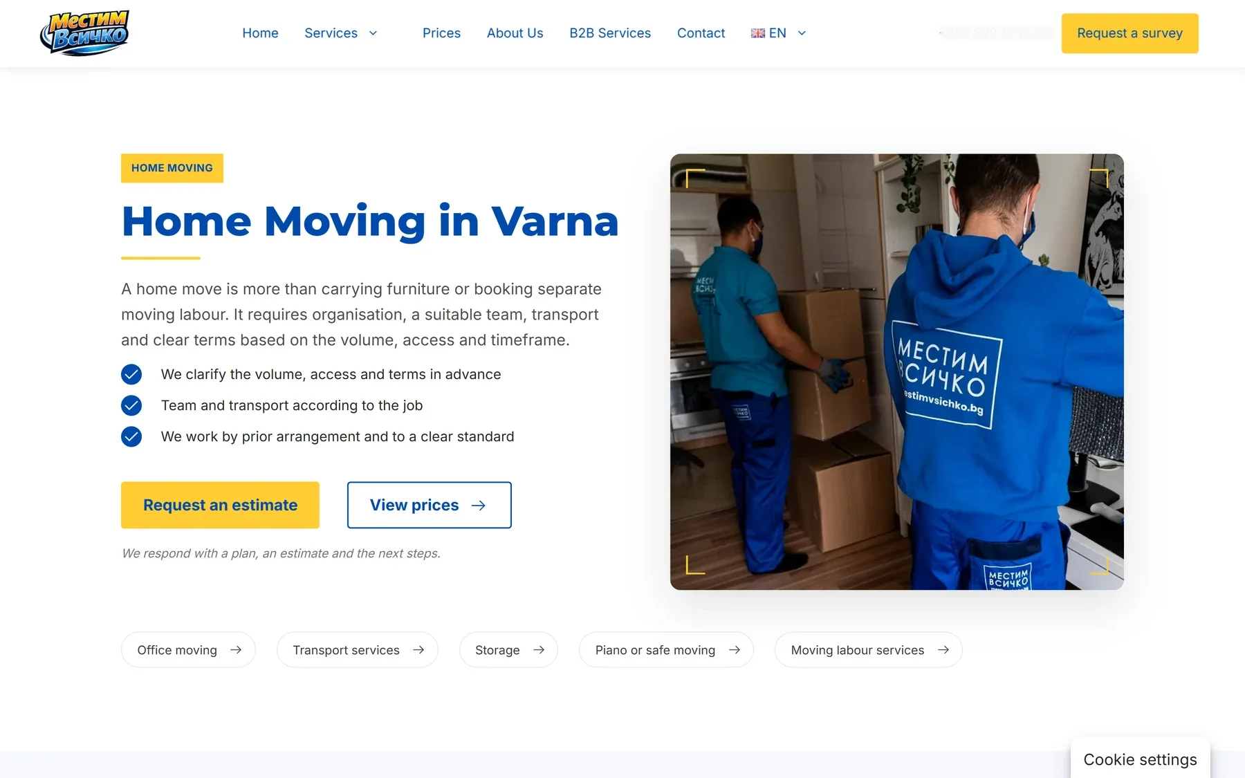Current Mestimvsichko home-moving service page
